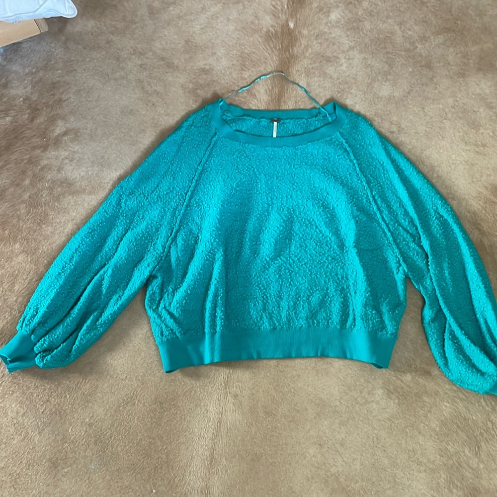 Free people found my friend sweatshirt
